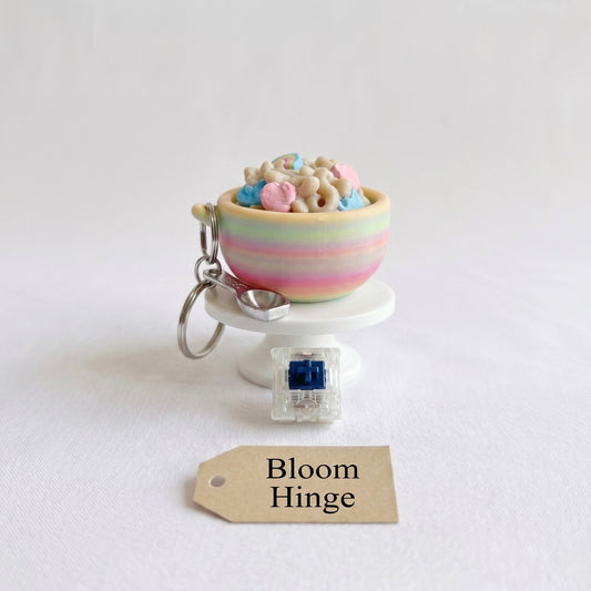 Cereal Bowl Clicker Keychain